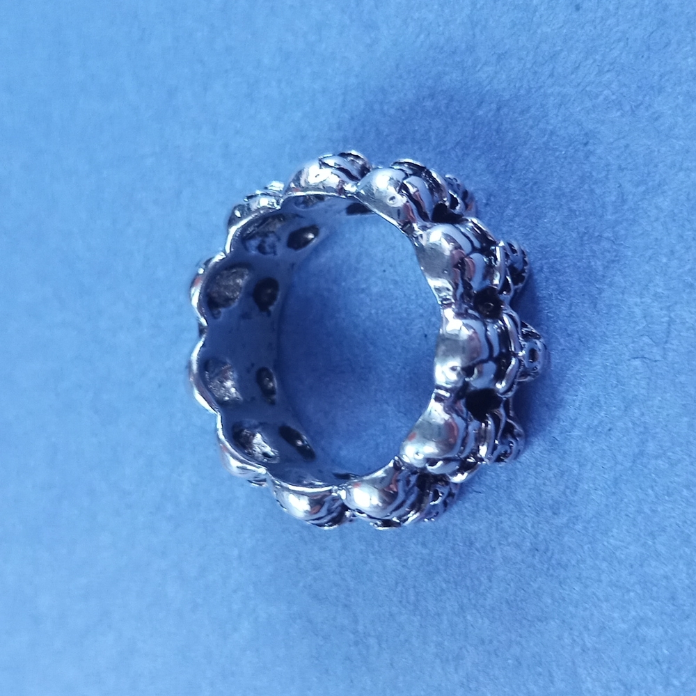 Infinite Skulls Heavy Metal Skull Gothic Biker Punk Ring Hip Hop Medieval - Picture 3 of 4